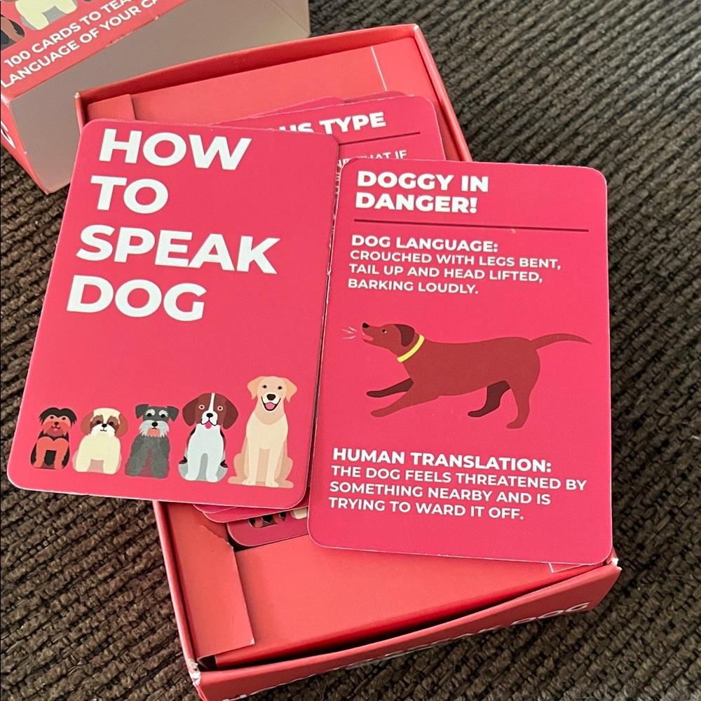 How to Speak Dog Card Set - 100 cards